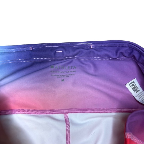 Athleta Multicolor Gradient Leggings - Picture 3 of 8